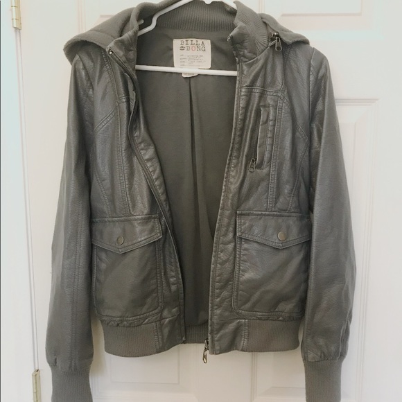 Billabong Jackets & Blazers - Billabong gray jacket